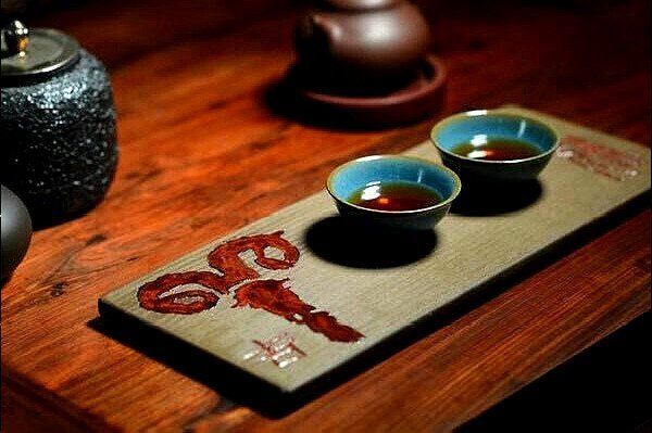 Tibet Tee mit einem Symbol in Ruhe Tibet Tee mit einem Symbol in Ruhe