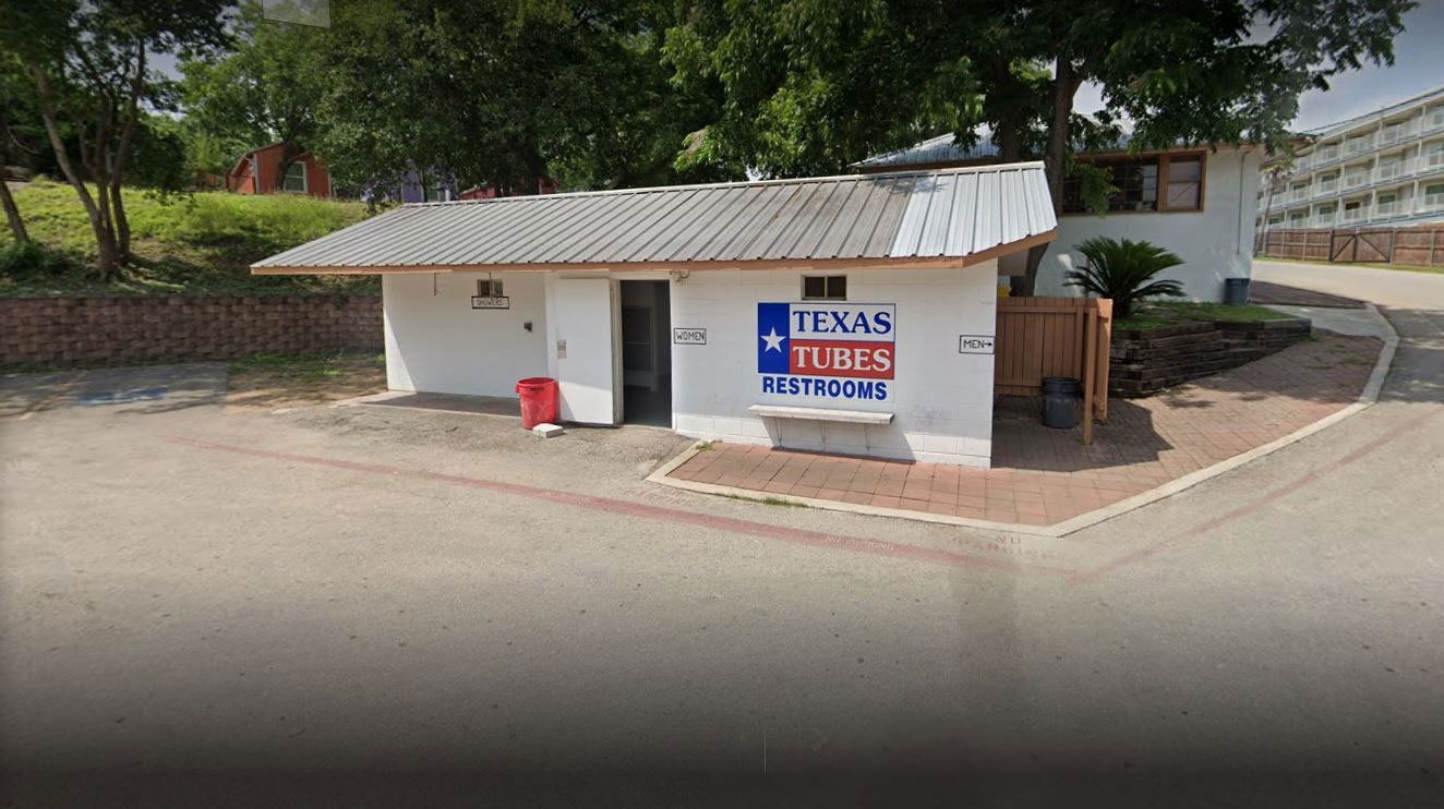 Clean Restrooms and Outside Shower Facilities at Texas Tubes in New Braunfels, TX