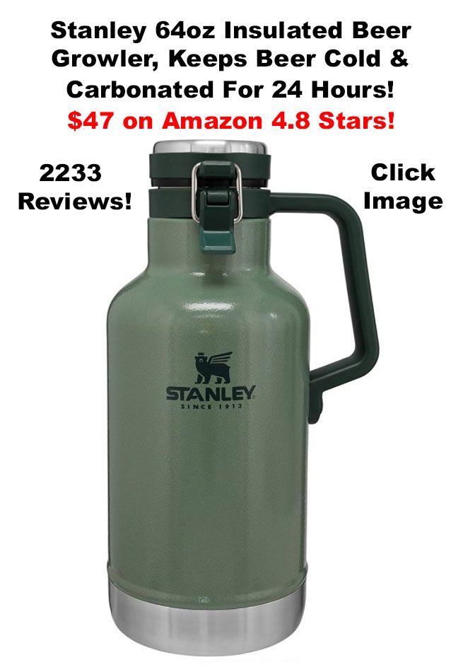 The 64oz Stanley Beer Growler is the cheapest and best way to bring Beer on the Comal River for one person! Texas Tubes
