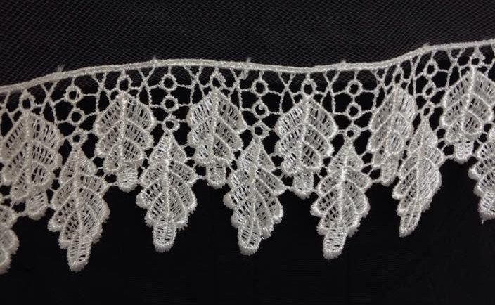 Soft guipure lace