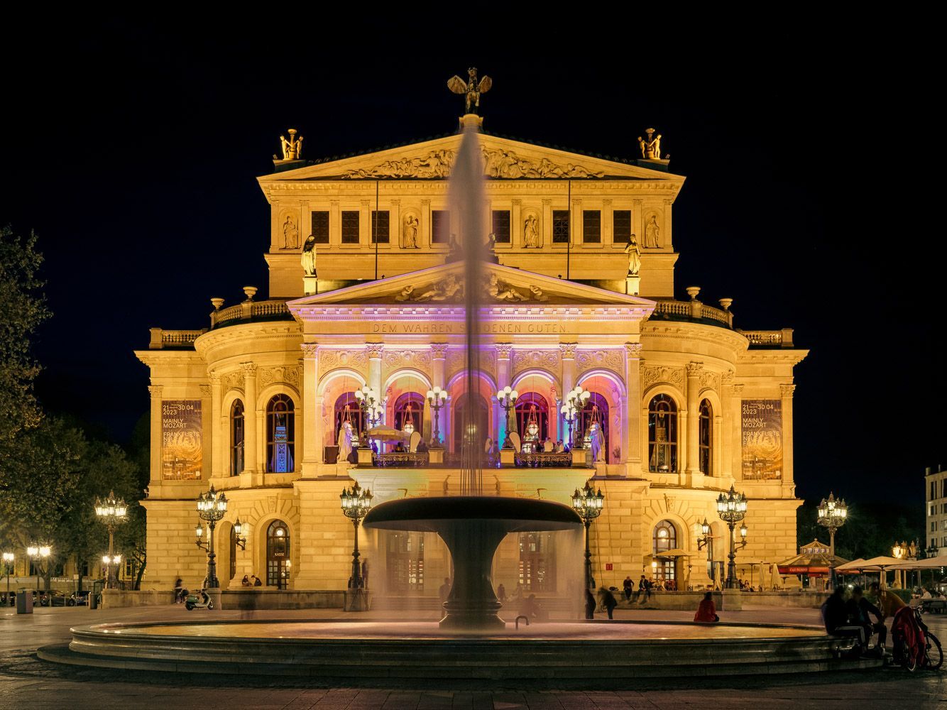 Fotokunst Frankfurt bei Nacht