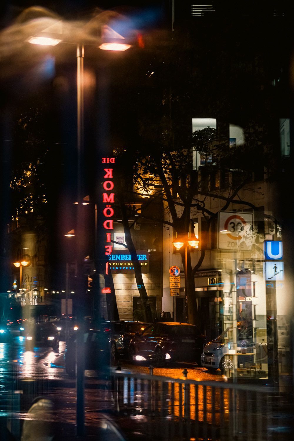 Fotokunst Frankfurt bei Nacht