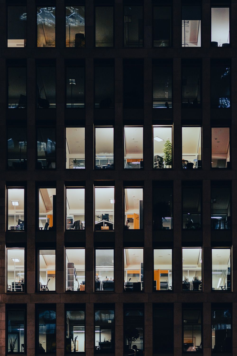 Fotokunst Frankfurt bei Nacht