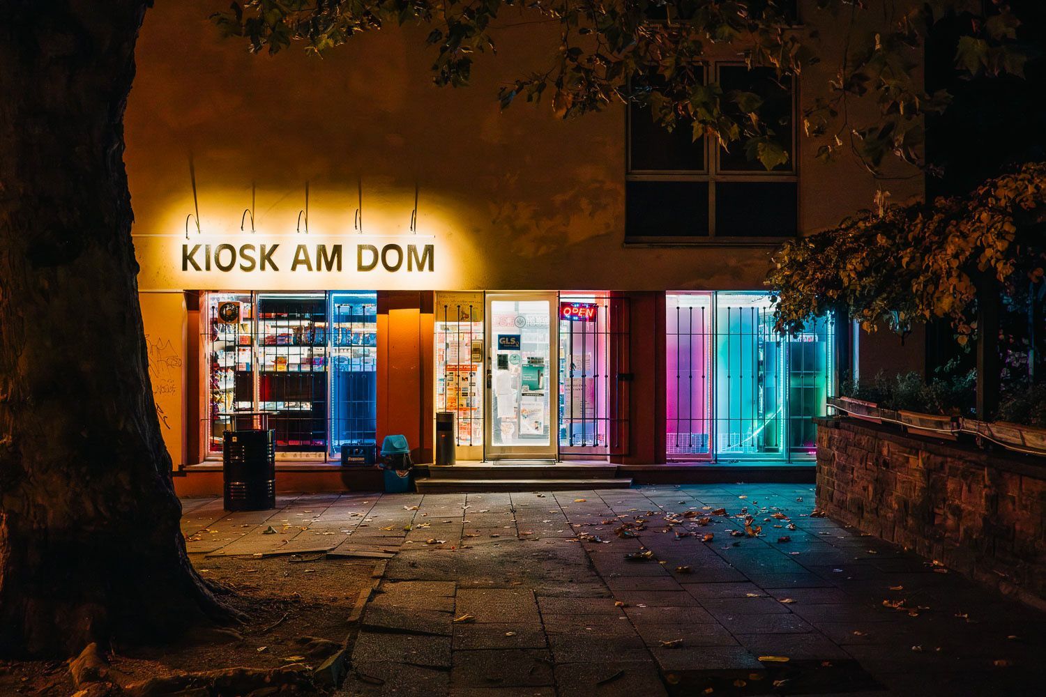 Fotokunst Frankfurt bei Nacht