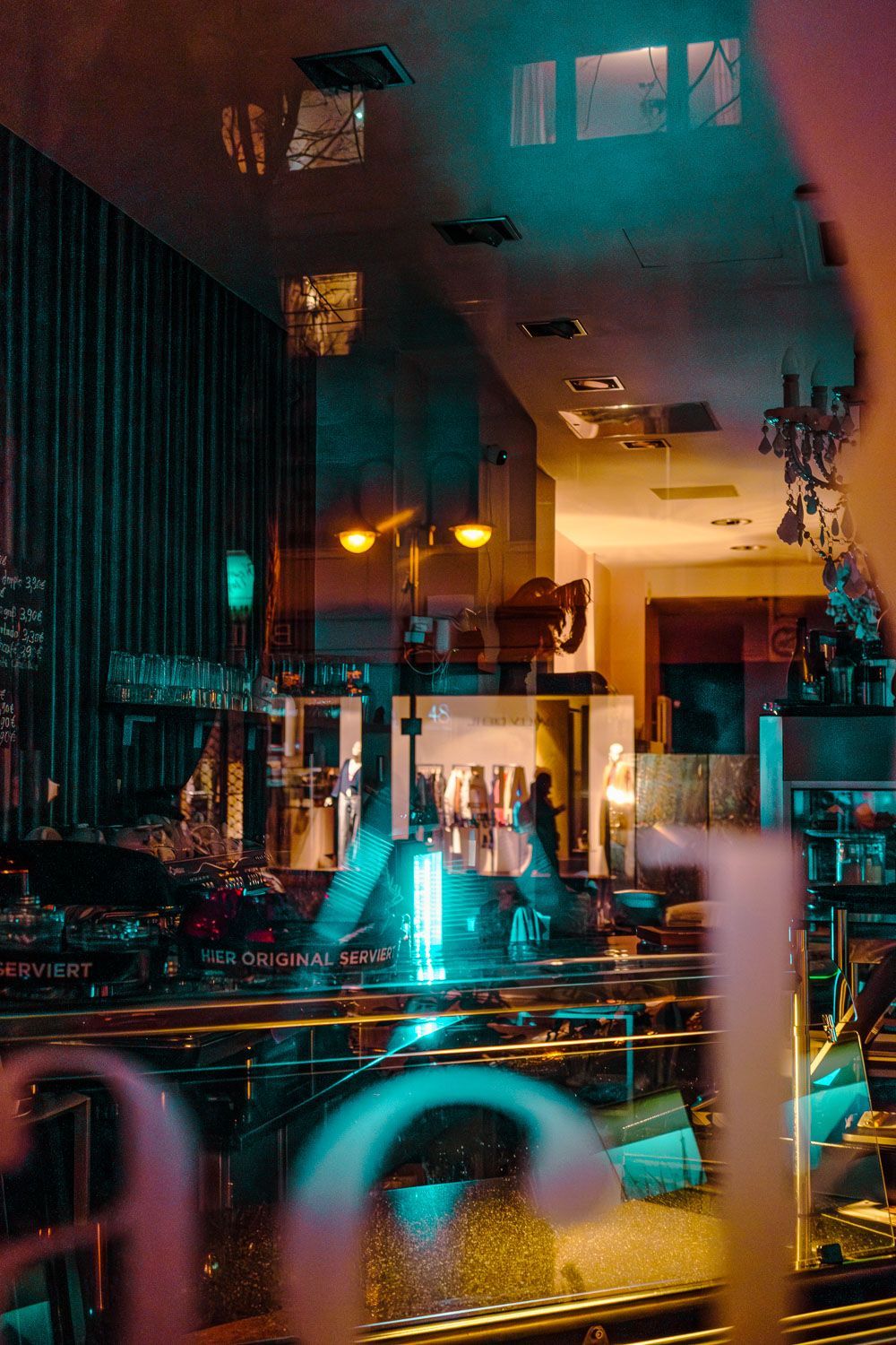 Fotokunst Frankfurt bei Nacht