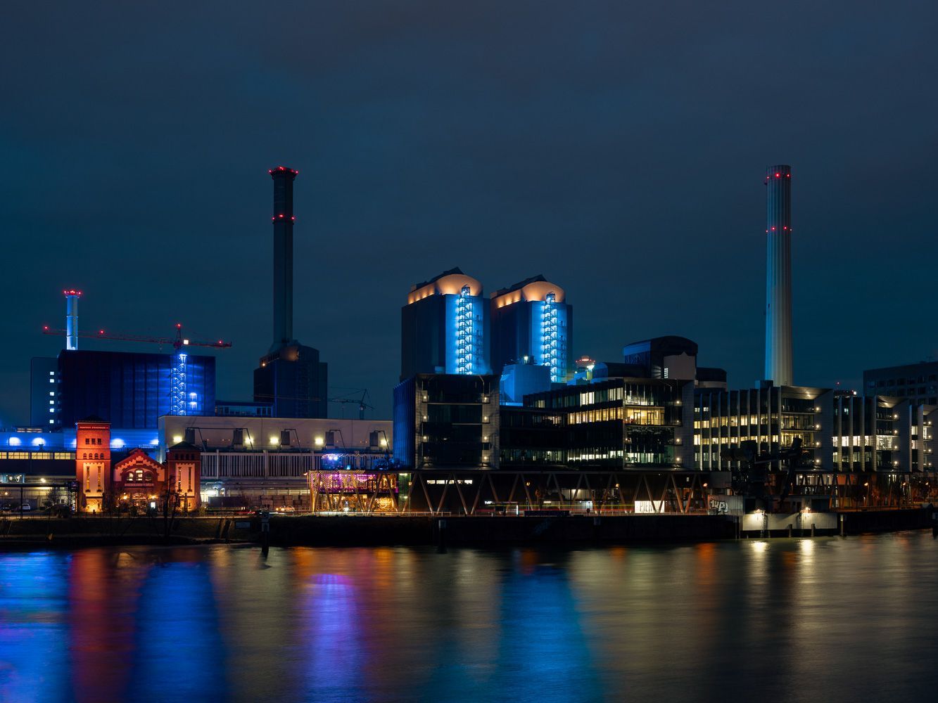Fotokunst Frankfurt bei Nacht