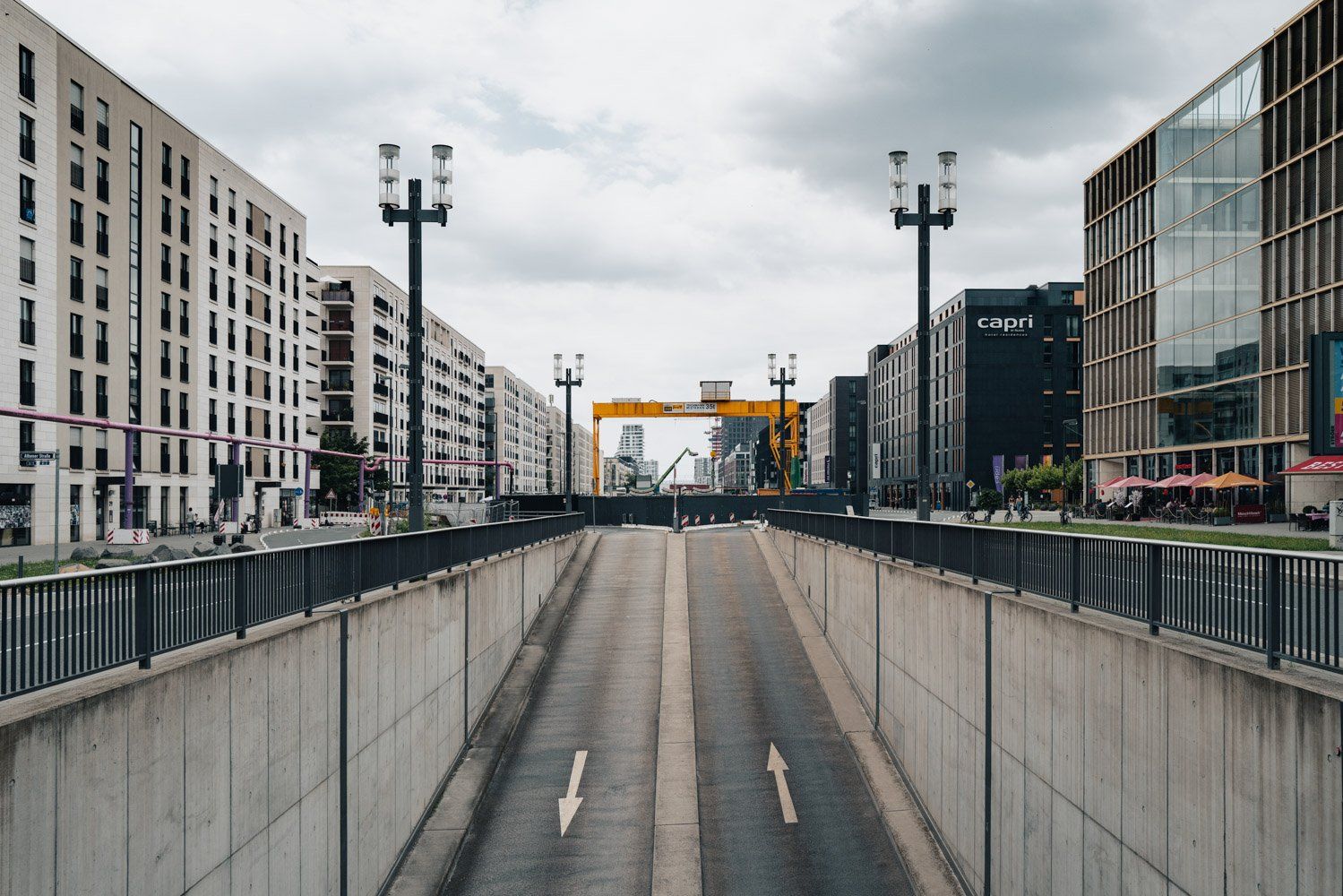 Fotokunst mit Baustelle in Frankfurt am Main
