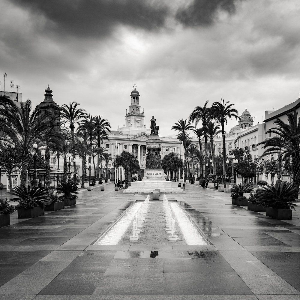 Cadiz im Regen