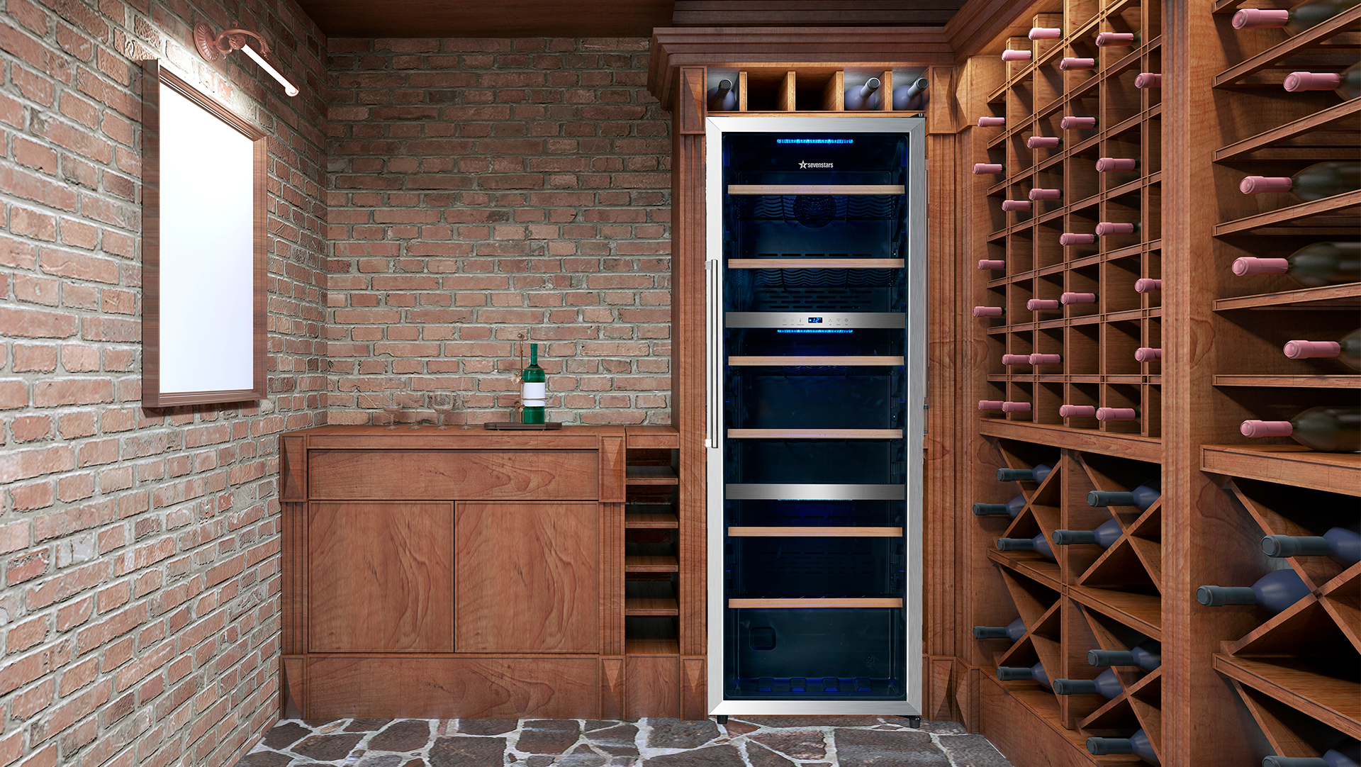 Sevenstars visuel ambiance Cave à vin