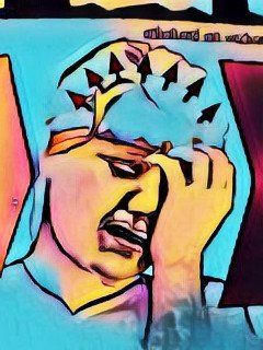 Migräne Anfall Kopfschmerzen Aura Migräne Anfall Kopfschmerzen Aura