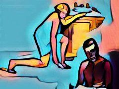 Schwindel Drehschwindel Unwohlsein Alkoholabhängikeit Schwindel Drehschwindel Unwohlsein Alkoholabhängikeit