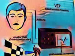 Multiple Sklerose MS VEP visuell evozierte Potentiale Messung