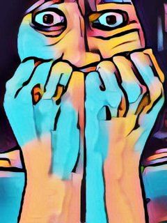 Angststörung Angst Panik Panikattacke Zittern Angststörung Angst Panik Panikattacke Zittern