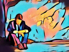 Depression Einsamkeit traurig Burnout Depression Einsamkeit traurig Burnout