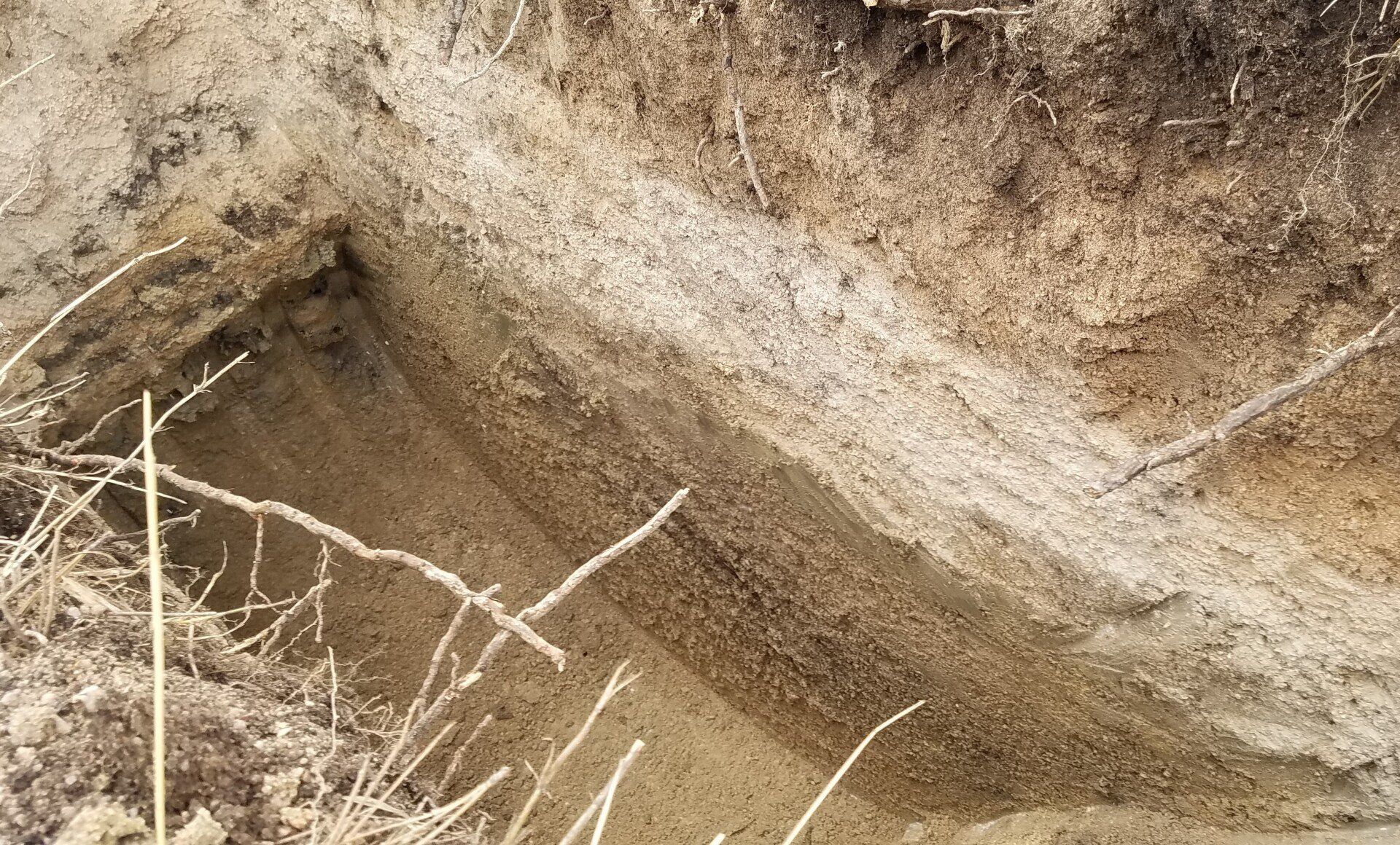 Septic Soil Profile Hole
