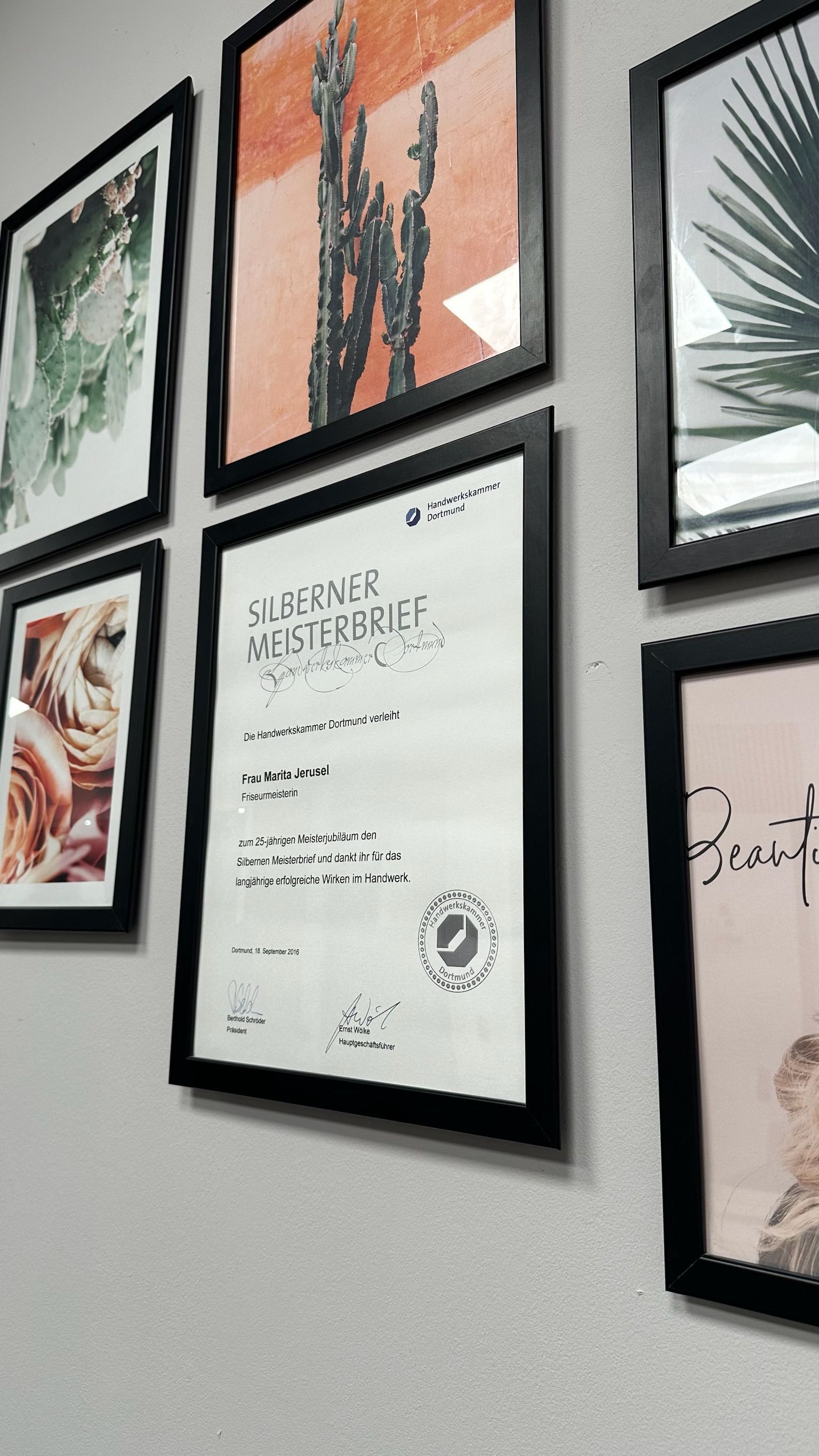 Friseur Haarmonie - Meisterbrief