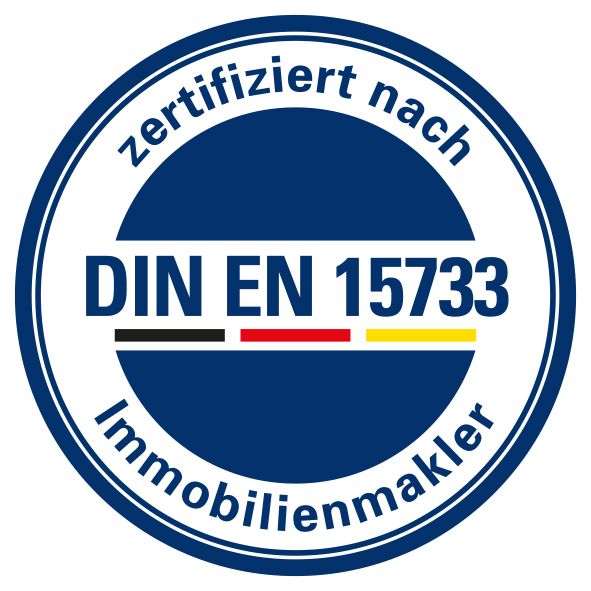 Zertifiziert nach DIN EN 15733 – Qualitätsnorm für Immobilienmakler bei PrimaDom Immobilien