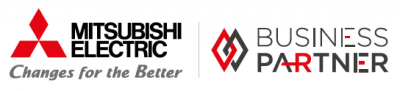 Logo Mitsubishi Electric Business Partner Logo Mitsubishi Electric Business Partner