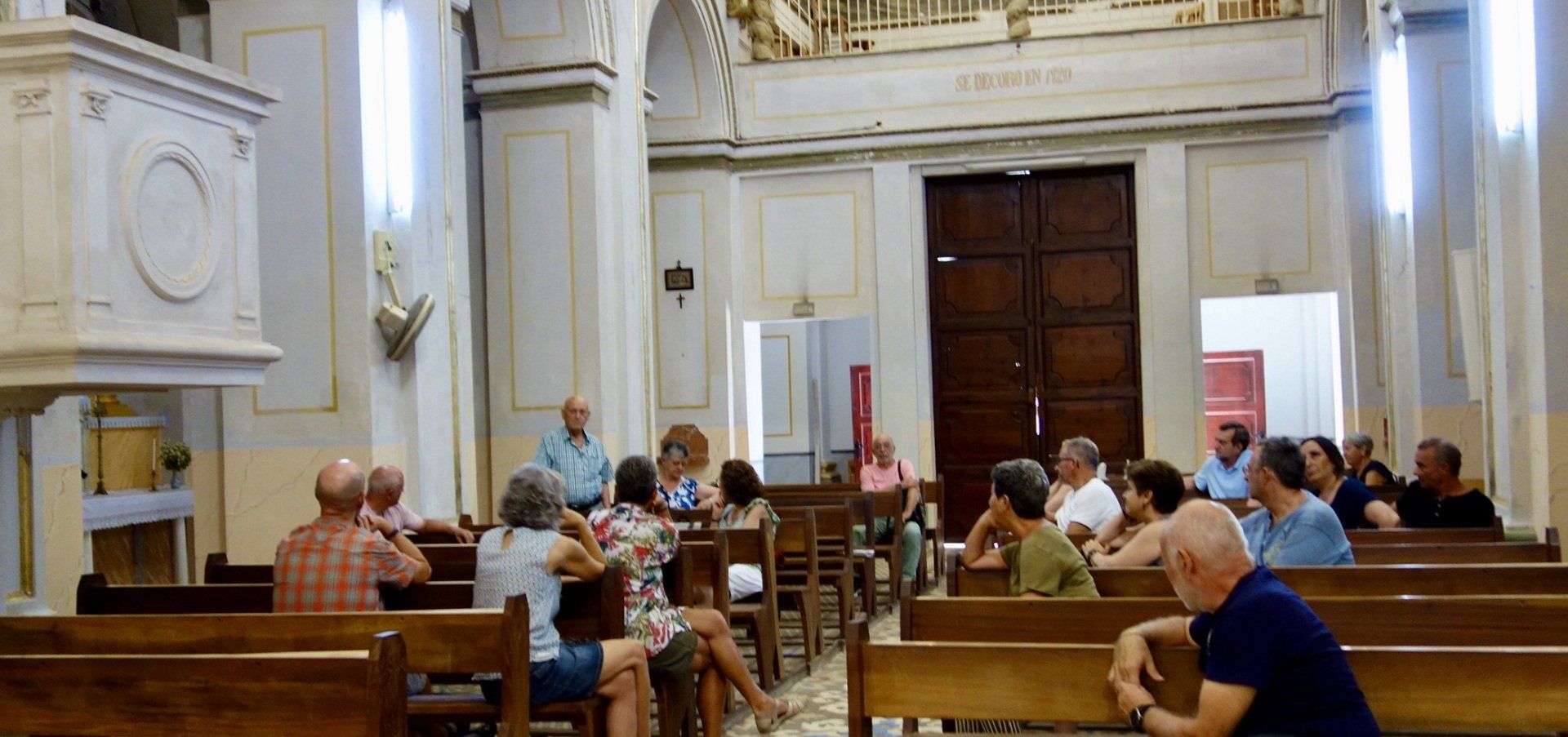 Visita a la iglesia de Alfara