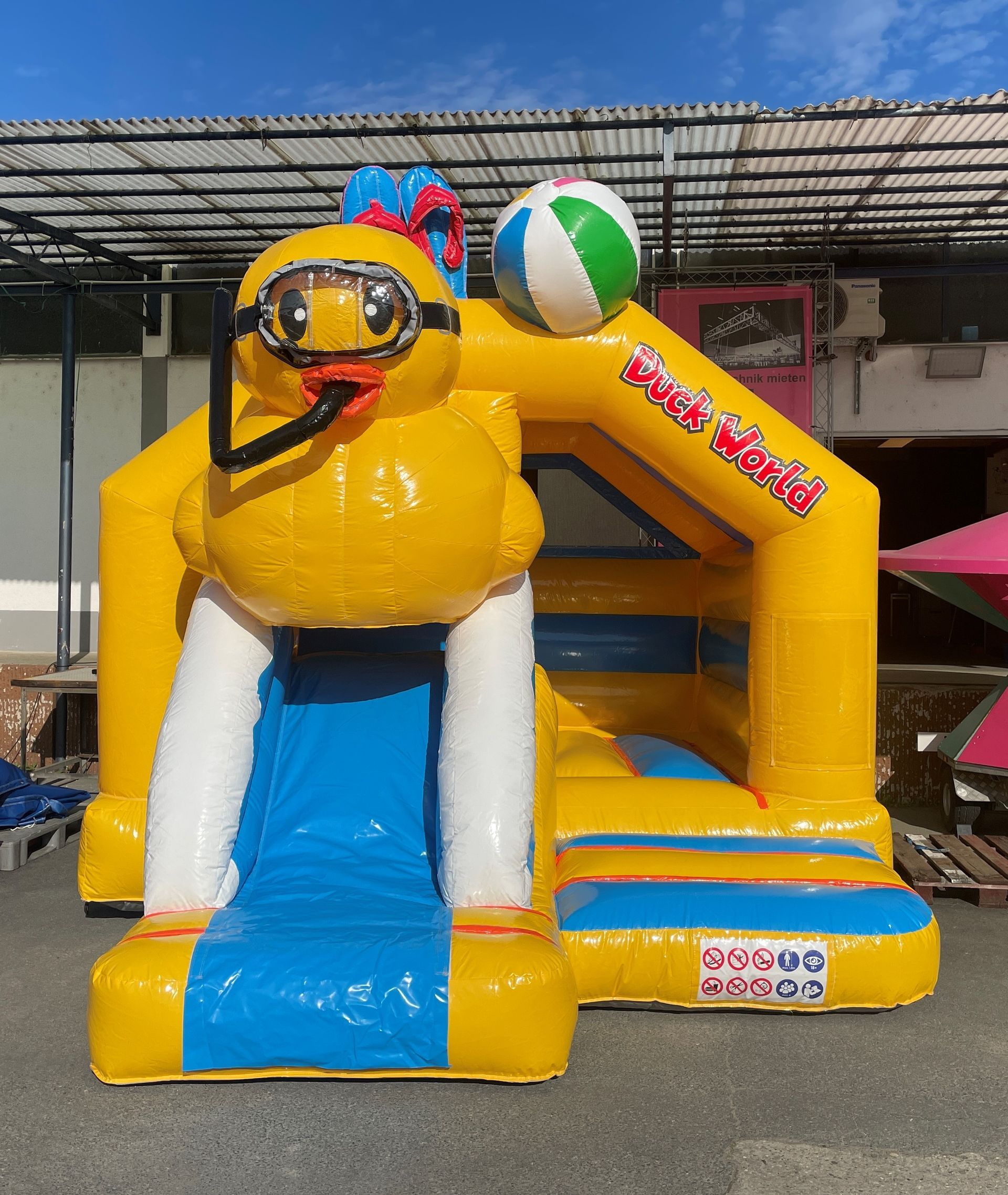 Hüpfburg Badeente mieten / leihen