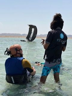 Professioneller Kiteinstructor