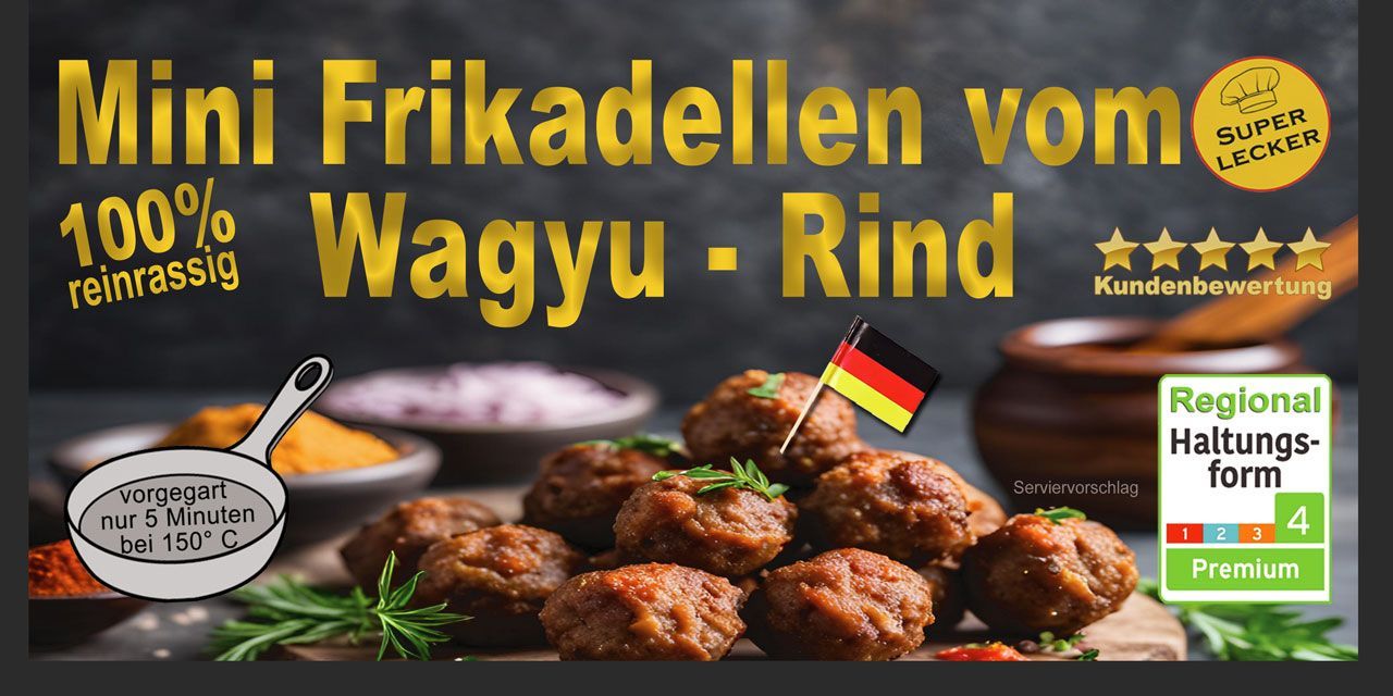 V.I.P. Frkadellen vom Wagyu-Rind