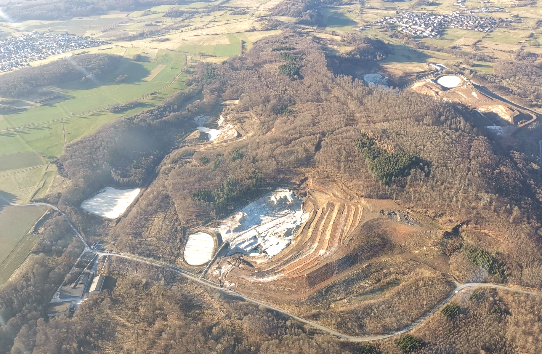 Flächenverbrauch Tongruben Mengerskirchen Arborn