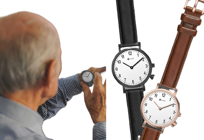 Vitatel Notrufuhr Sicherheit am Handgelenk