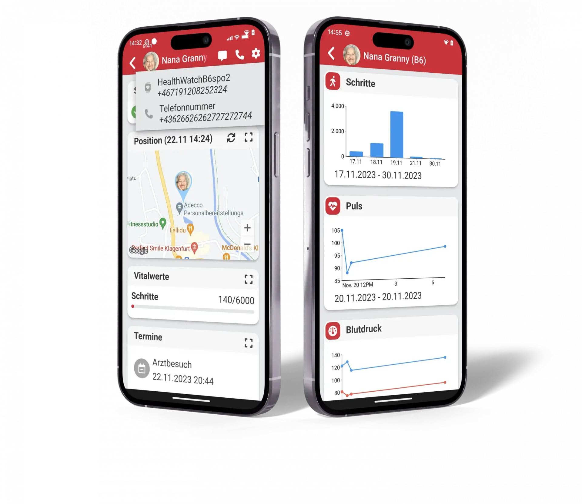 Vitatel James Notrufuhren beste Notrufuhr in der Schweiz