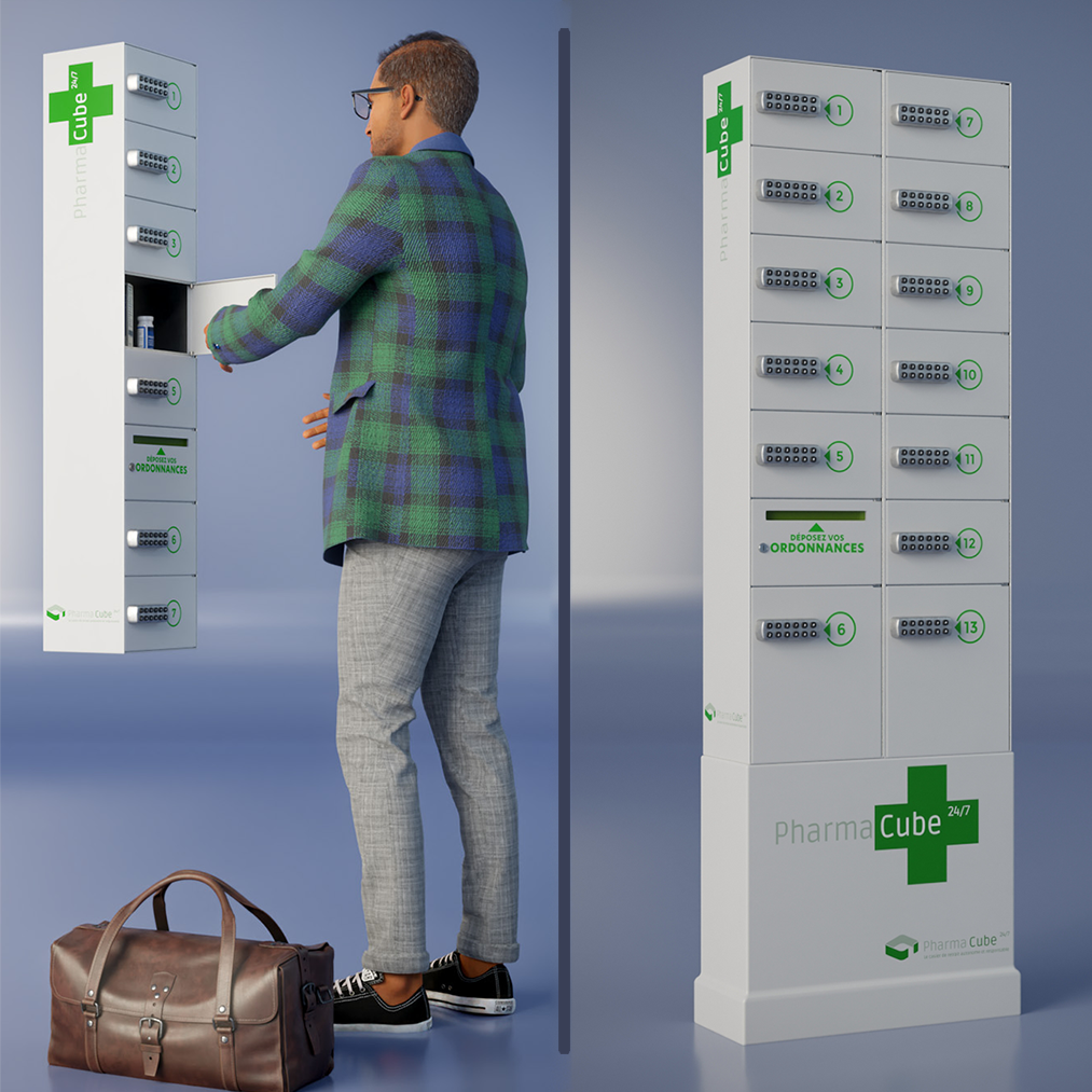 casiers consignes pour pharmacie