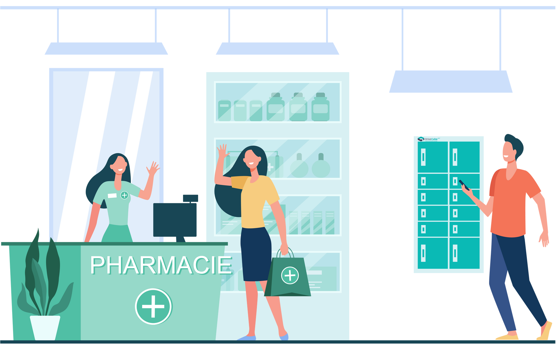 Consigne de retrait marchandise ou matériaux de construction