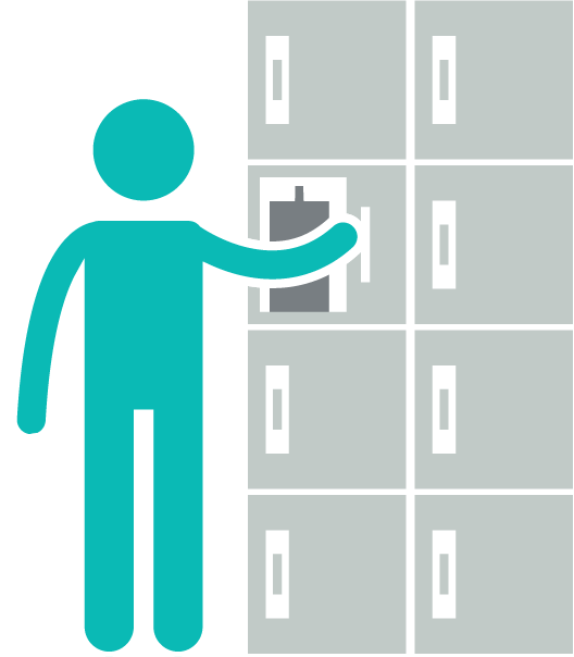 Récupération commande en casiers click & collect