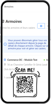Interface Smartphone DC via QR URL