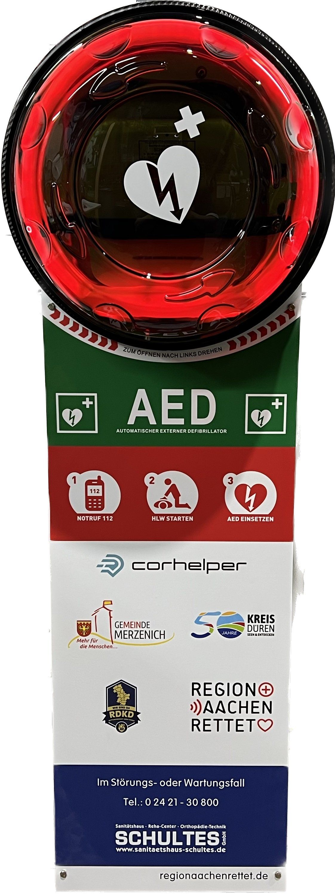 Rotaid connect 24/7 im Alarmzustand