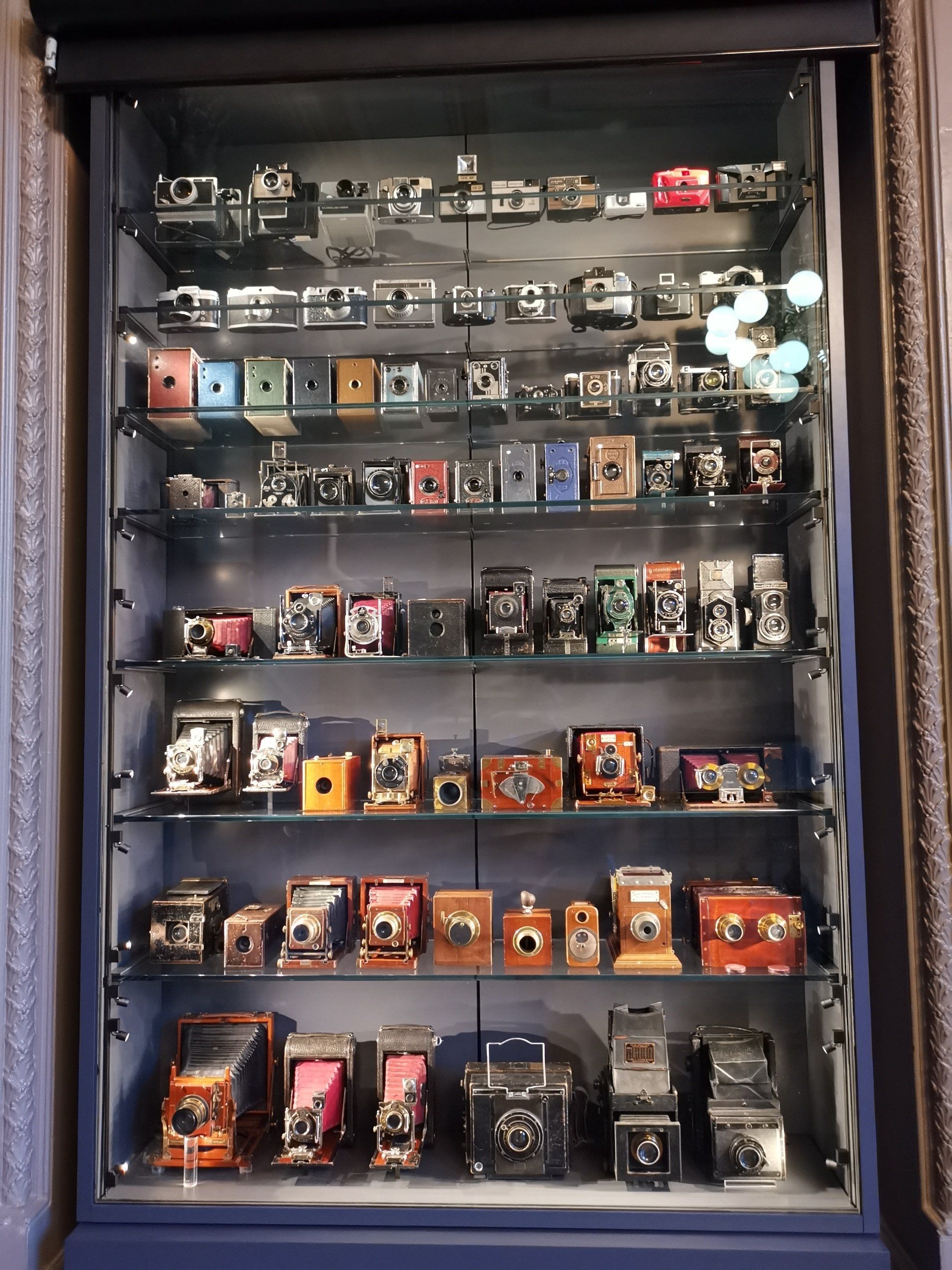Cameras from all Eras displayed at the V&A photographic Exhibition