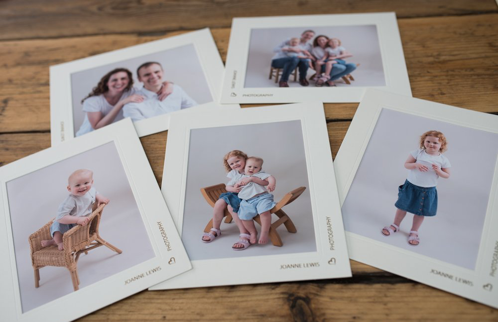 Family photos printed and mounted