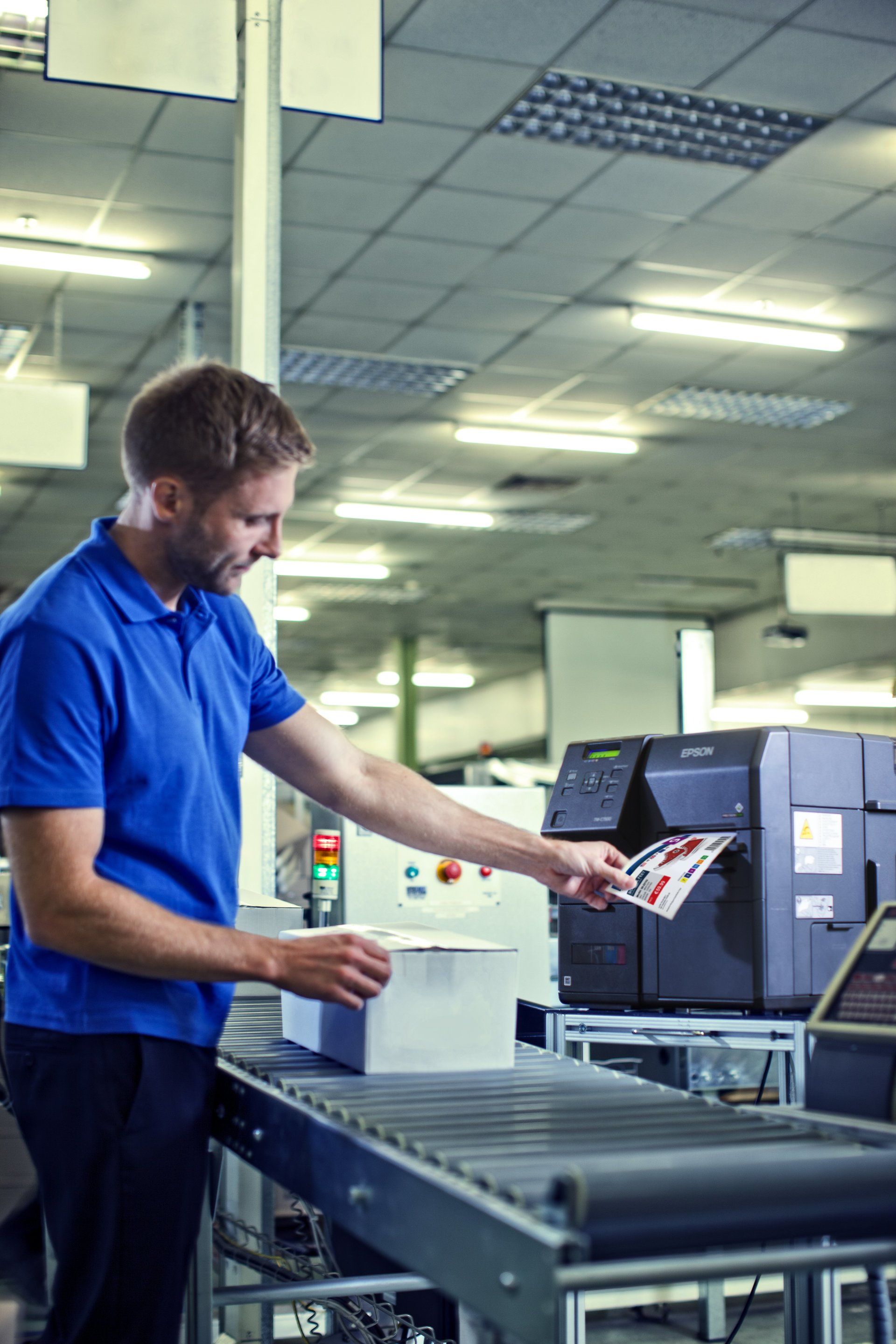 Industrielle Etikettendrucker