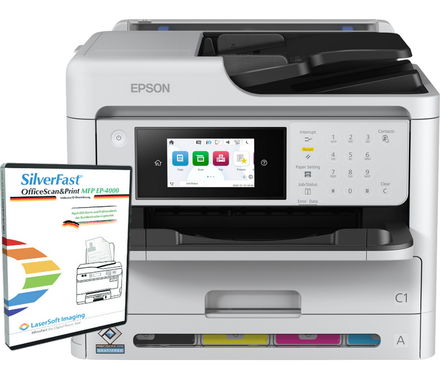 SilverFast® OfficeScan & Print MFP EP-4000 incl. Behörden-Software SilverFast® für das digitale Antragsverfahren DIGANT® III nPA