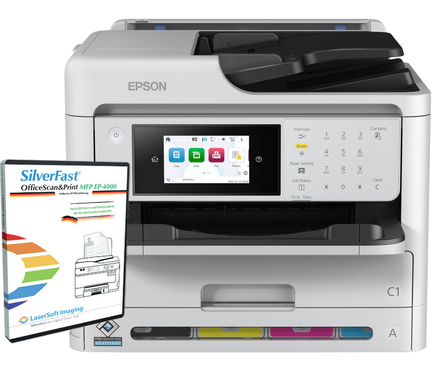 SilverFast® OfficeScan & Print MFP EP-4000 incl. Behörden-Software SilverFast® für das digitale Antragsverfahren DIGANT® III nPA SilverFast® OfficeScan & Print MFP EP-4000 incl. Behörden-Software SilverFast® für das digitale Antragsverfahren DIGANT® III nPA