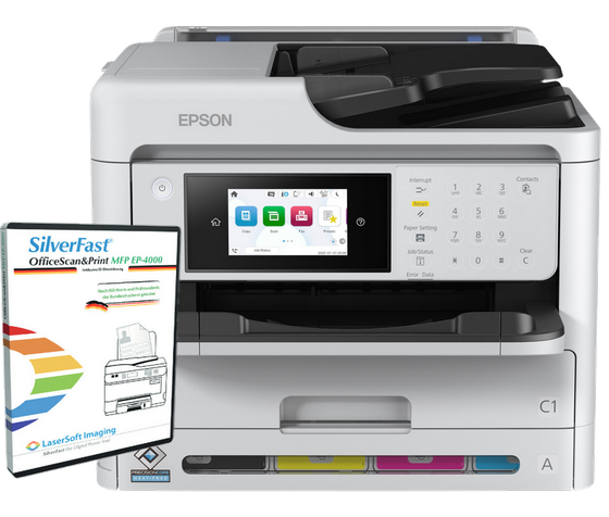 SilverFast® OfficeScan & Print MFP EP-4000 incl. Behörden-Software SilverFast® für das digitale Antragsverfahren DIGANT® III nPA SilverFast® OfficeScan & Print MFP EP-4000 incl. Behörden-Software SilverFast® für das digitale Antragsverfahren DIGANT® III nPA