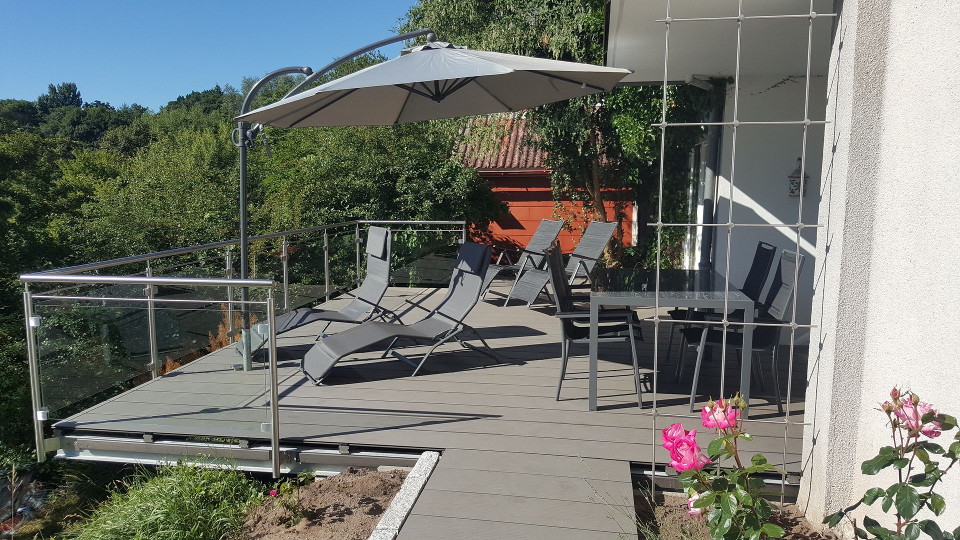 Bild von der Terrasse