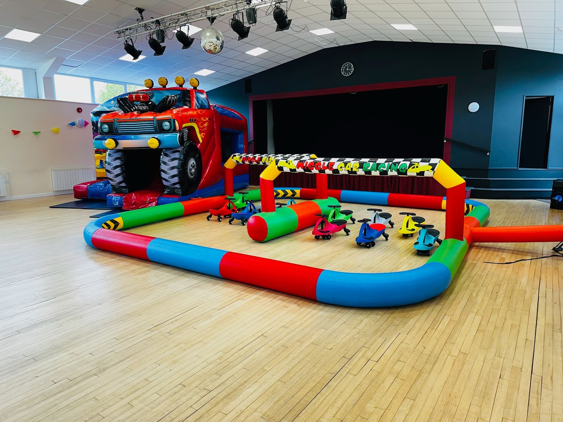 Monster Truck Slide Bouncy Castle from Bury Soft Play