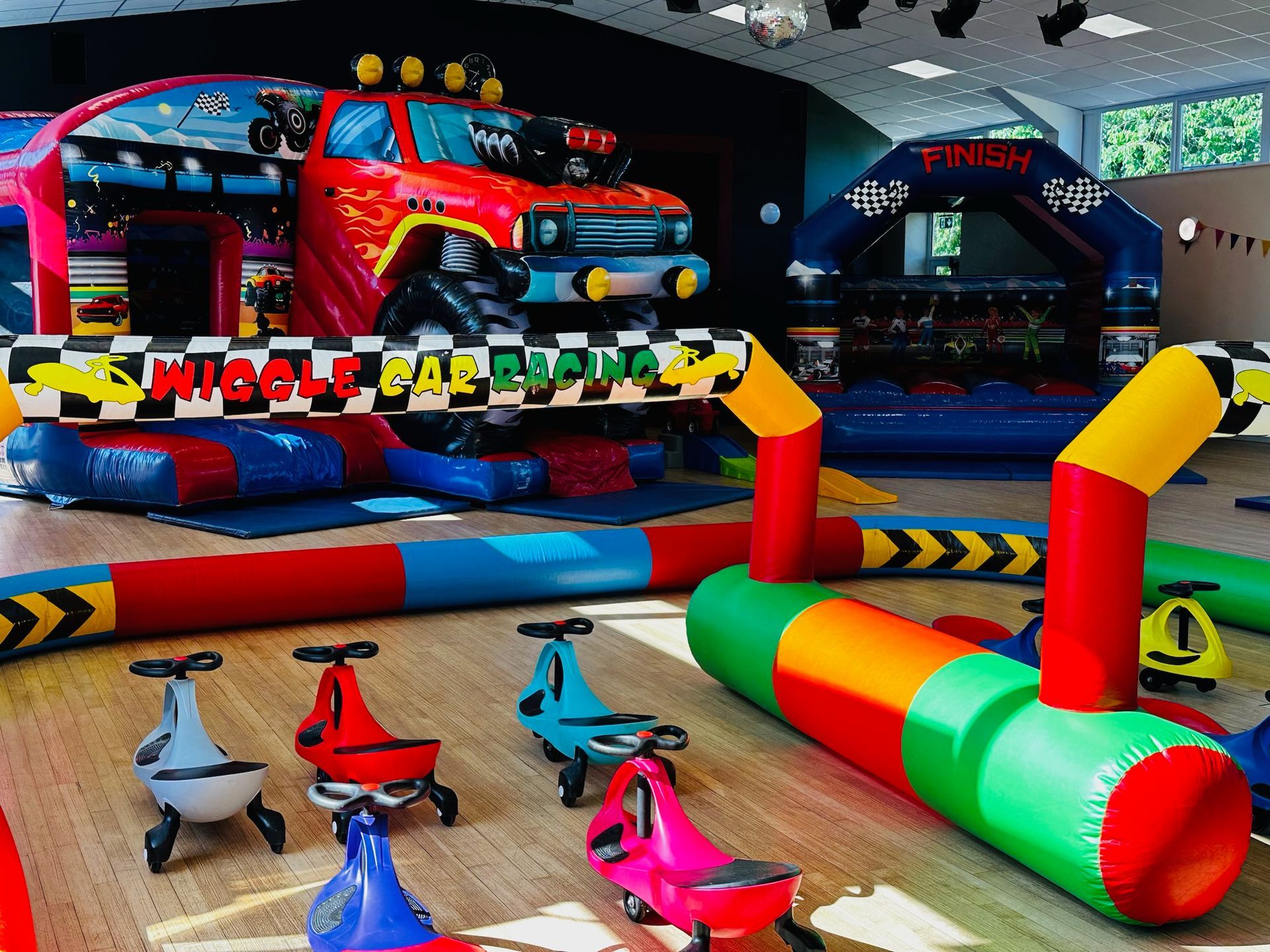 Monster Truck Slide Bouncy Castle from Bury Soft Play