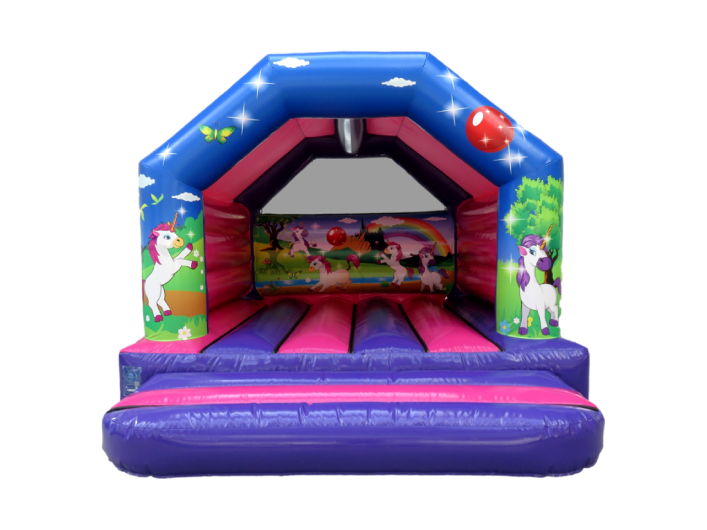Unicorn Themed Bouncy Castle Package from Bury Soft Play