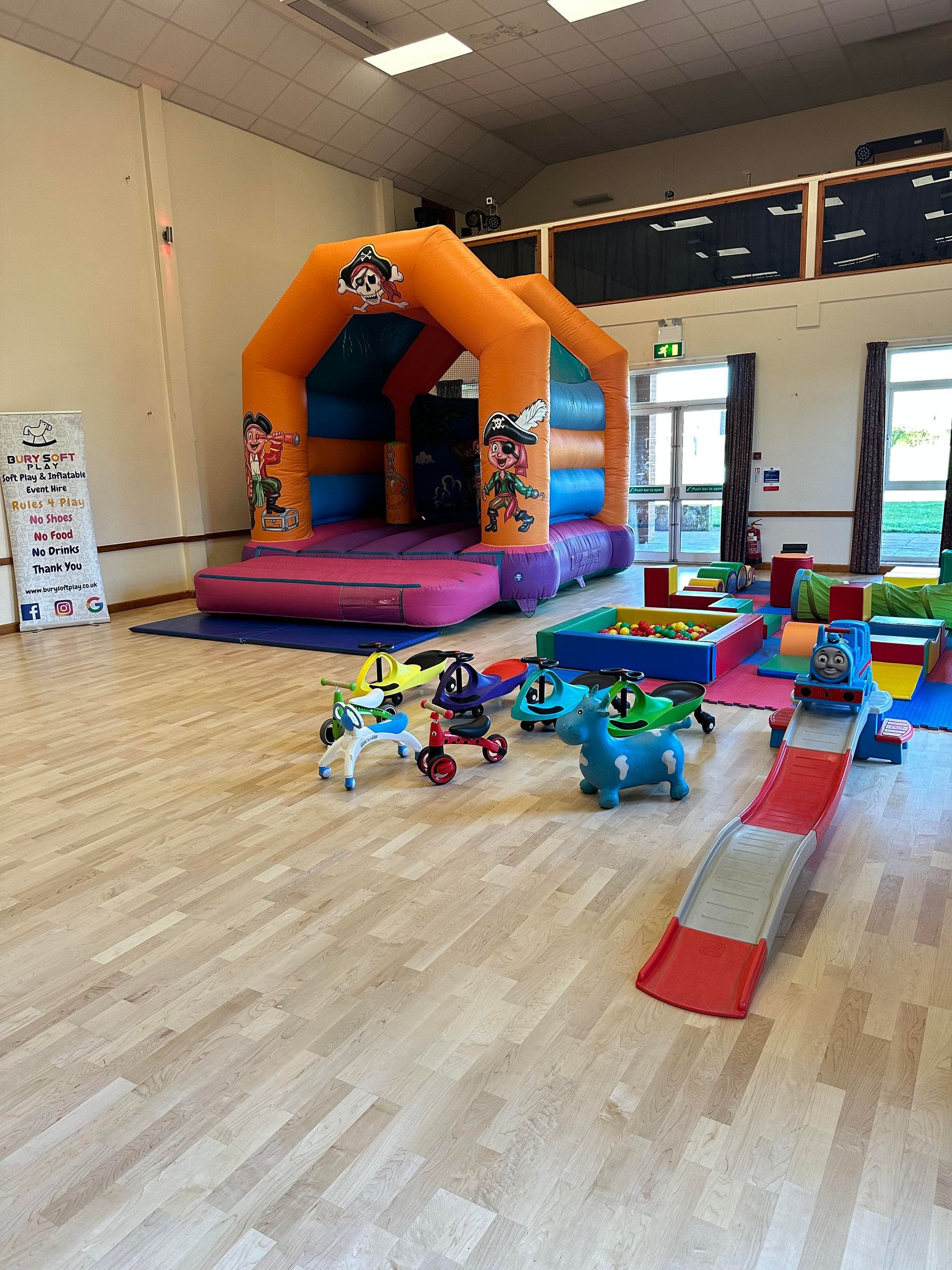 Soft Play in Ipswich, bouncy castle hire in ipswich