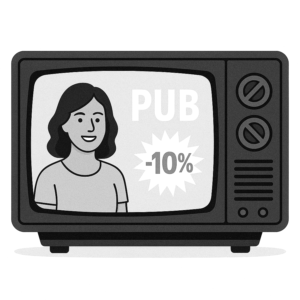 La voix off dans les pubs