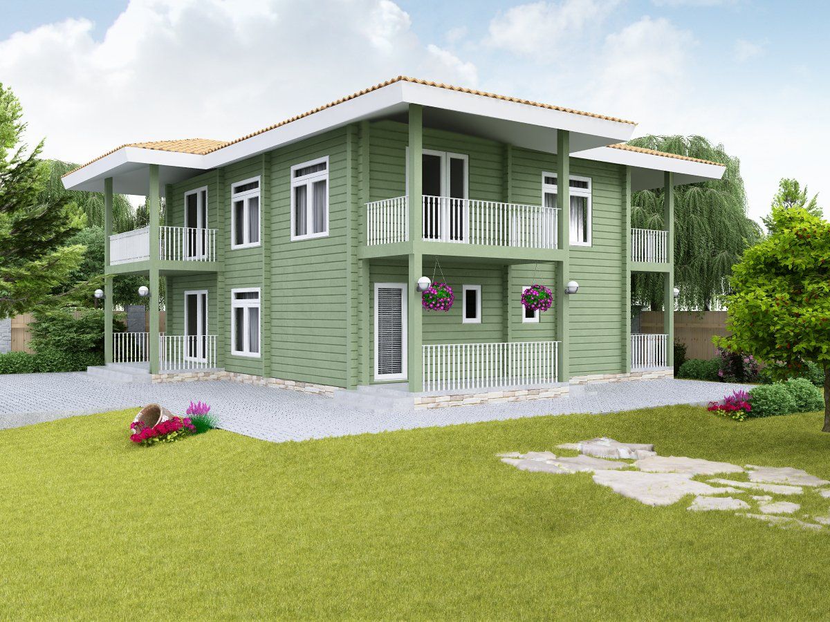 Diana 3 Bed Log Home