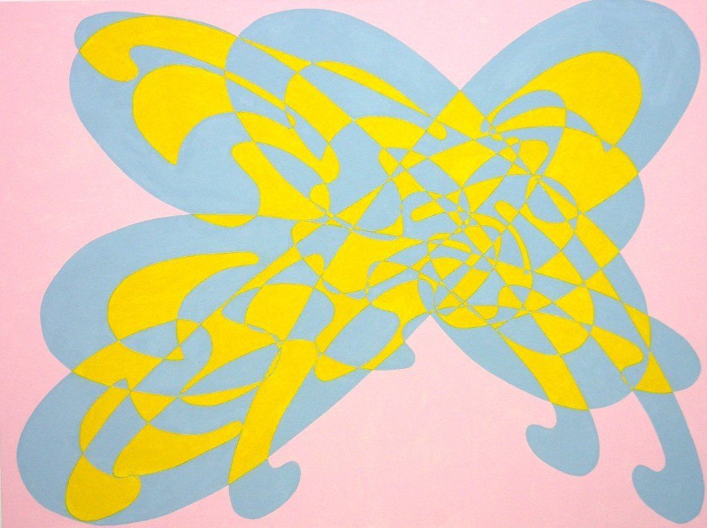 Enklaven III  Acryl auf Baumwolle 120 x 160 cm   2014