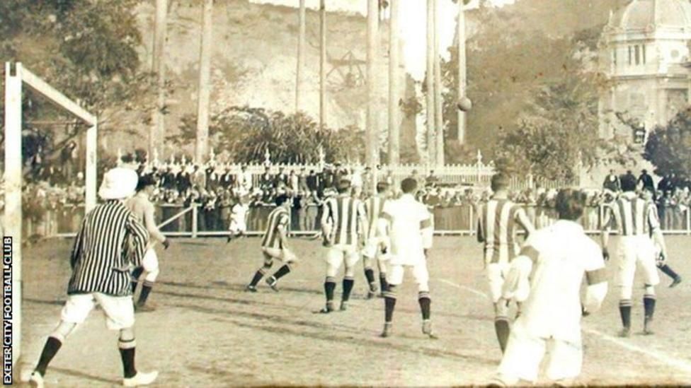 Exeter City FC play Brazil