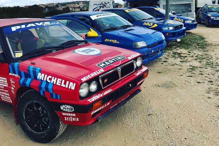 Guida rally su terra